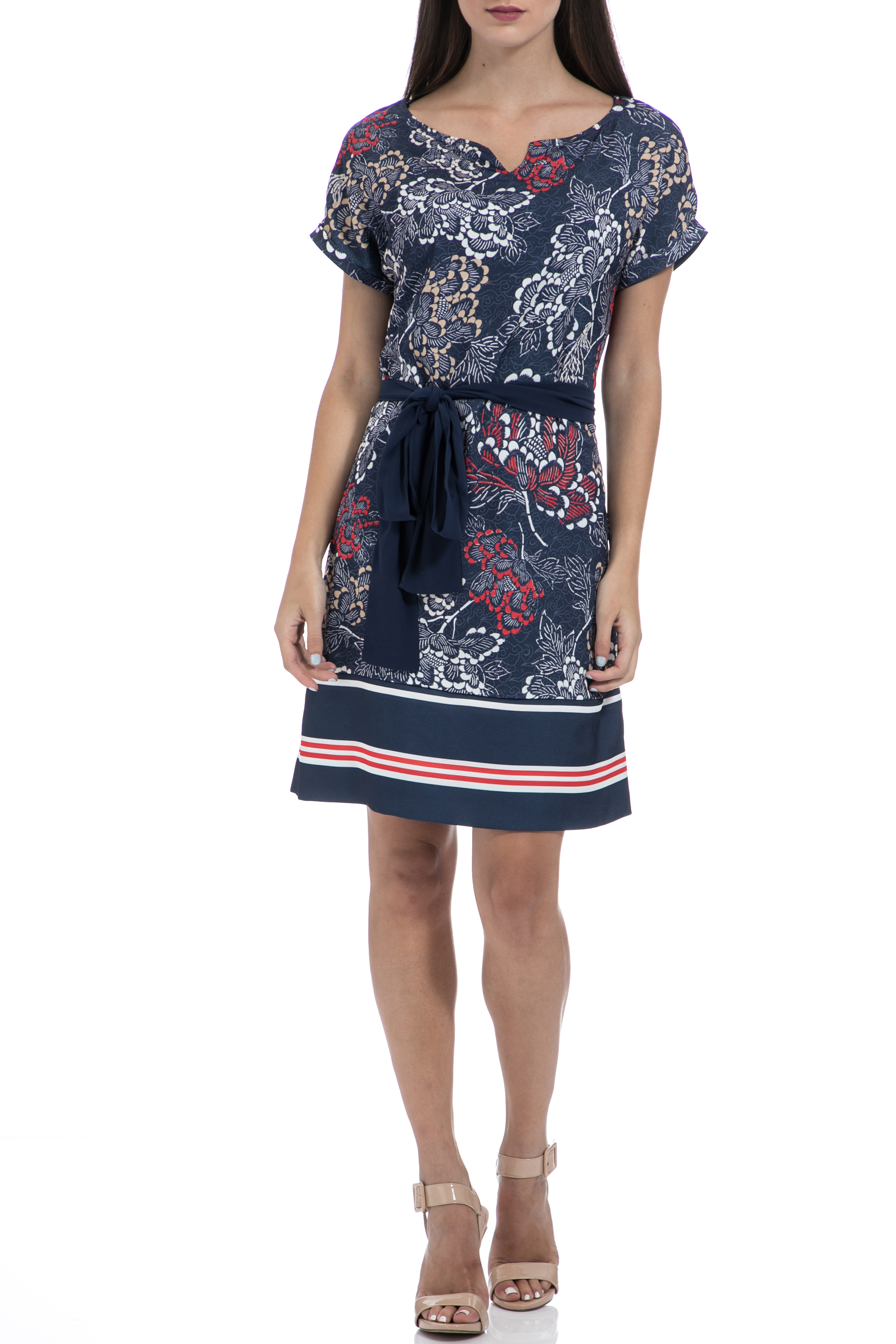 Γυναικεία/Ρούχα/Φόρεματα/Μίνι GAS - Γυναικείο φόρεμα GAS VESTITI MAISHA JAPAN FLOWERS μπλε